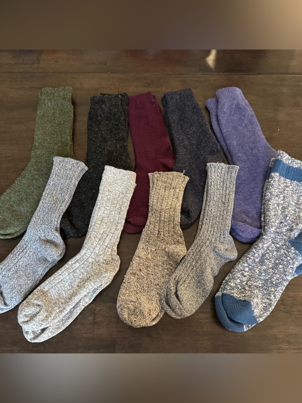 Vintage Women’s Cozy Boot Socks 10 Pair Bundle Lot